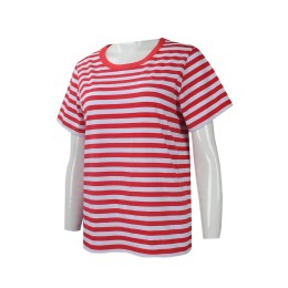 T856 度身訂做圓領短袖T恤 網上下單圓領短袖T恤 親子活動 設計橫間T恤圓領短袖T恤專營店    紅白間條  不透白t  好看t恤    oversize t shirt 女 T856 度身訂做圓領短袖T恤 網上下單圓領短袖T恤 親子活動 設計橫間T恤圓領短袖T恤專營店    紅白間條  不透白t  好看t恤    oversize t shirt 女